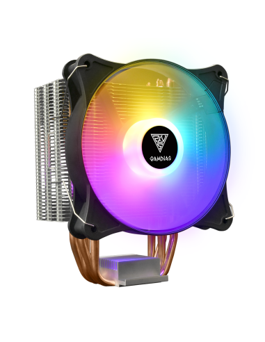 GAMDIAS VENTOLA CPU BOREAS E1-410 LITE RGB RAINBOW HYDRAULIC UNIV.SOCKET KIT