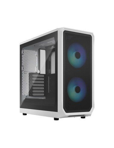 FRACTAL CASE MID TOWER FOCUS 2 RGB WHITE TG CLEAR TINT